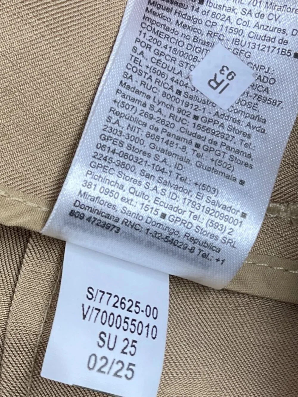 Banana Republic Tan Wide Slit Leg Linen Blend Pants Women’s 12L 12 Long NEW